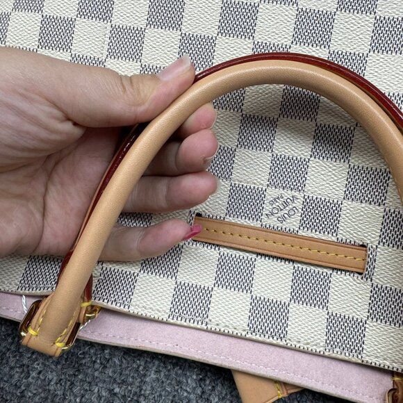 Louis Vuitton Girolata White Damier Azur Canvas Satchel Bag fbcco1325-102125 - Picture 9 of 16